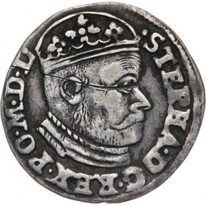 Stefan Batory 1576-1586, trojak 1585, Olkusz