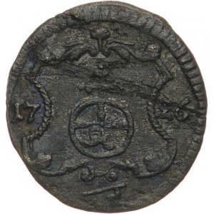 August II Mocny 1697-1733, halerz 1726 IGS, Drezno.