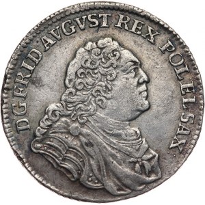 August III Sas 1733-1763, 1/6 talara 1763 EDC, Lipsk.
