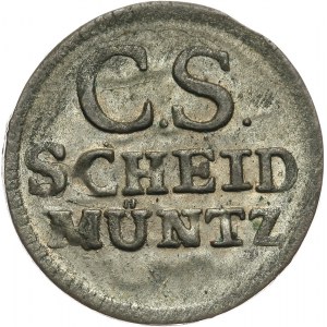 August III Sas 1733-1763, 6 pfennig 1761, Drezno.