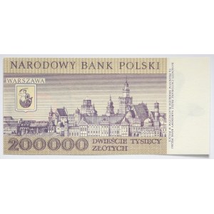 PRL, 200000 złotych 1989 r., seria L42288062
