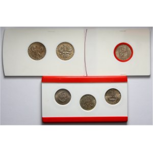 PRL, Trzy zestawy monet okolicznościowych - PEWEX