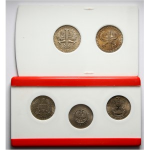 PRL, Dwa zestawy monet okolicznościowych - PEWEX