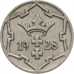 Wolne Miasto Gdańsk, 5 pfennige 1928, Berlin.