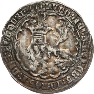 Niderlandy, Hrabstwo Flandrii, Ludwik de Male (1346-1384), podwójny grosz, b.d.