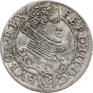 Śląsk, Arcyksiążę Ferdynand III 1627-1637, 3 krajcary 1628 PH, Kłodzko