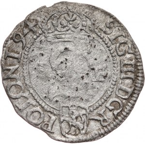 Zygmunt III Waza 1587-1632, szeląg koronny 1594, Olkusz