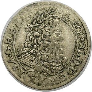 Węgry, Leopold I 1658-1705, 15 krajcarów 1690, Krzemnica