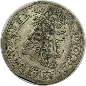Węgry, Leopold I 1658-1705, 15 krajcarów 1682 KB, Krzemnica