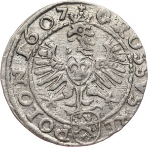 Zygmunt III Waza 1587-1632,grosz 1607, Kraków.