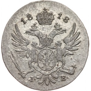 Królestwo Polskie, Aleksander I 1815-1825, 5 groszy 1818 I.B., Warszawa