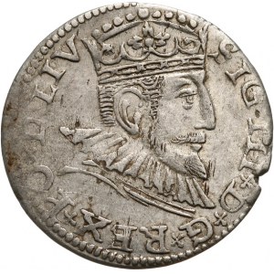 Zygmunt III Waza 1587-1632, trojak 1593, Ryga