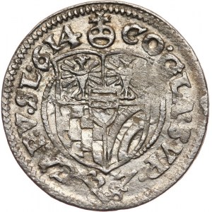 Śląsk, Księstwo Oleśnickie, Karol II 1587 - 1617, 3 krajcary 1614, Oleśnica.