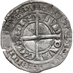 Niderlandy, Flandria-Ludwik II van Male 1346-1384, grosz bez daty ( ok. 1340-1343 )