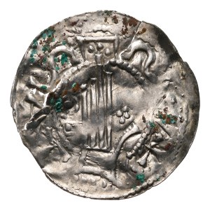 Niemcy, Szwabia - Esslingen - Henryk II 1002-1024, denar