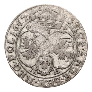 Jan II Kazimierz 1649-1668, szóstak 1667 TLB, Bydgoszcz
