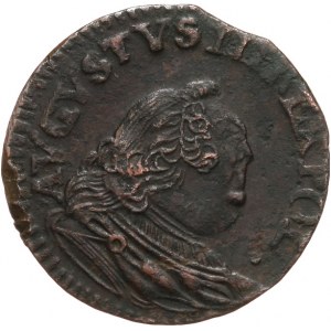 August III 1733-1763 grosz (3 szelągi) 1755 / H, Gubin