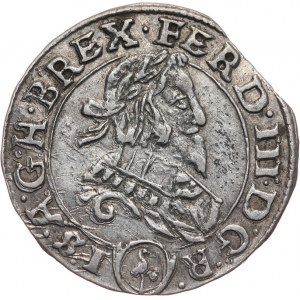 Austria, Ferdynand III 1637-1657, 3 krajcary 1644, Wiedeń.