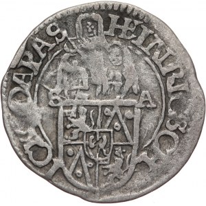 Czechy, Schlick - hrabstwo - Heinrich Schlick 1627-1650, 3 krajcary 1635