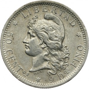 Argentyna 50 centavos 1883 rok
