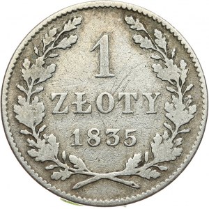 Wolne Miasto Kraków 1835, 1 złoty 1835, Wiedeń