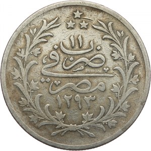 Egipt, Abdul Hamid II 1876-1909, 10 qirsh 1887