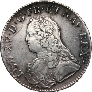 Francja, Ludwik XV Ukochany 1715-1774, Ecu 1726 P, Dijon