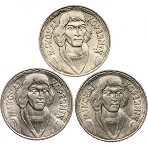 PRL, 10 złotych Kopernik 1967-1969 - komplet