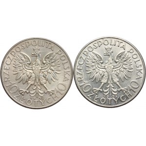 II Rzeczpospolita, Zestaw monet 10-cio złotowych 1932