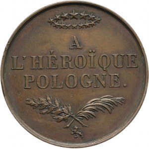 Polska, medal emigracyjny 1831