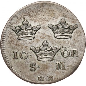 Szwecja, Fryderyk I 1720-1751, 10 ore 1739 HM, Sztotholm