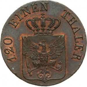 Niemcy, Prusy, Fryderyk Wilhelm III, 1797 - 1840, 3 pfenninge 1828, Berlin.