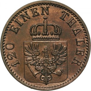 Niemcy, Prusy, Wilhelm I, 1861 - 1888, 3 pfenninge 1869, Berlin.