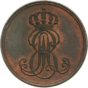 Niemcy, Hannover, Ernst August 1837 - 1851, 1 pfennig 1846 B.