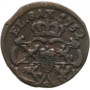 August III 1733-1763, szeląg 1752 / S, Gubin