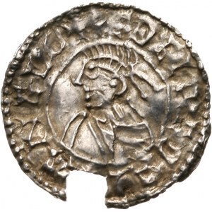 Anglia, Aethelred II 978-1016, denar typu small cross, 1009-1017