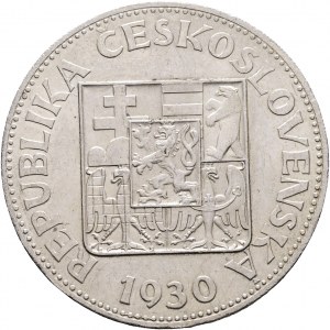 10 CZK 1930 Argent Première République de la République tchèque