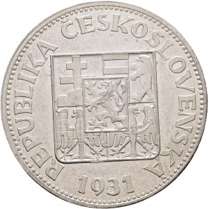 10 corone 1931 Argento Prima Repubblica Ceca