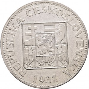 10 couronnes 1931 Argent Première République tchèque