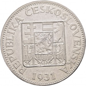 10 crowns 1931 Silver First Republic of the Czech Republic