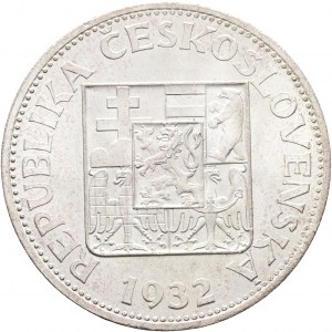 10 couronnes 1932 Argent Première République tchèque