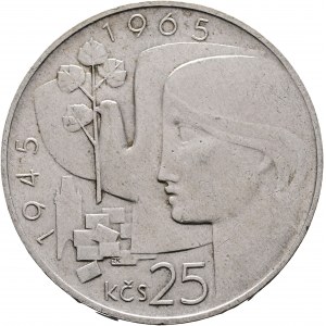 25 Kčs 1965 20 th Anniversary - Czechoslovakian Liberation