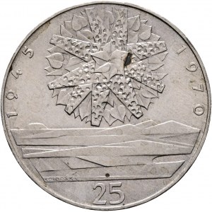 25 Kč 1970 25 rocznica - wyzwolenie Czechosłowacji