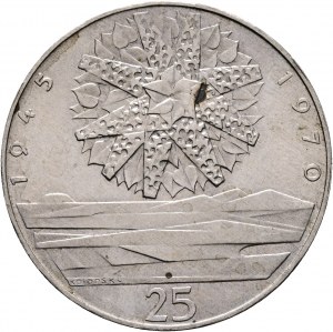 25 Kčs 1970 25. výročie - oslobodenie Československa