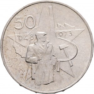 50 Kčs 1973 25. Jahrestag des Sieges der Kommunistischen Partei