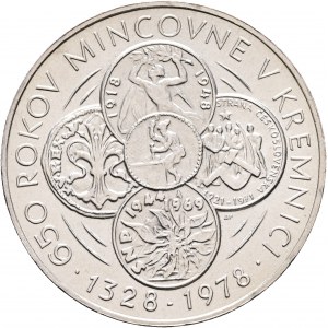 50 Kčs 1978 650 th Anniver. Of Kremnica Mint