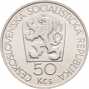 50 Kčs 1978 650 th Anniver. de la Monnaie de Kremnica