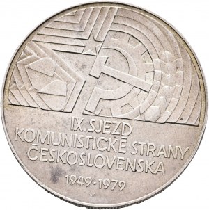 50 Kčs 1979 30° Anniversario. Del 9° Congresso del Partito Comunista