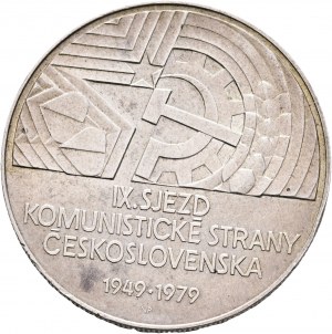 50 Kčs 1979 30 e Anniver. du 9 e Congrès du Parti communiste