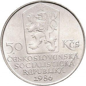 50 Kčs 1986 City of Bratislava
